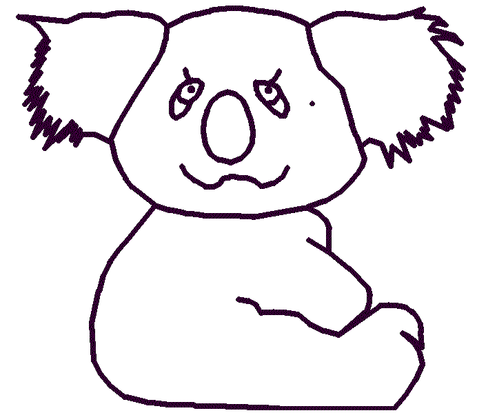 Koala Coloring Pages - Free Clipart Images