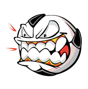 Soccer Ball Mean - Tattoo Bubble Gum
