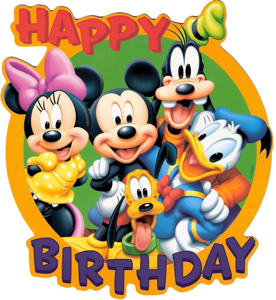 Happy birthday clipart disney