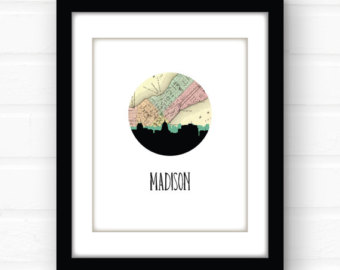 Wisconsin art | Etsy