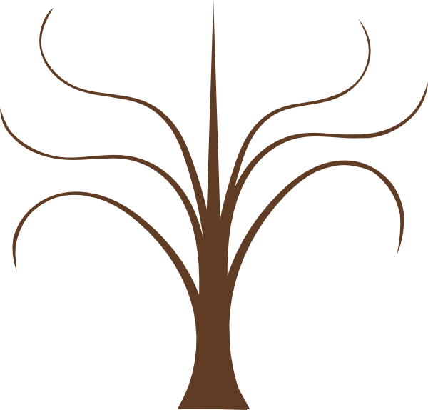 Black tree branches that grow to the side clipart - ClipartFox