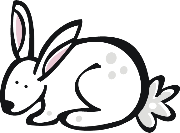 Rabbit Cartoon Outline | Free Download Clip Art | Free Clip Art ...