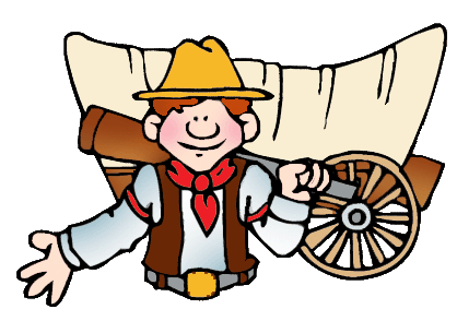 Wagon train clipart