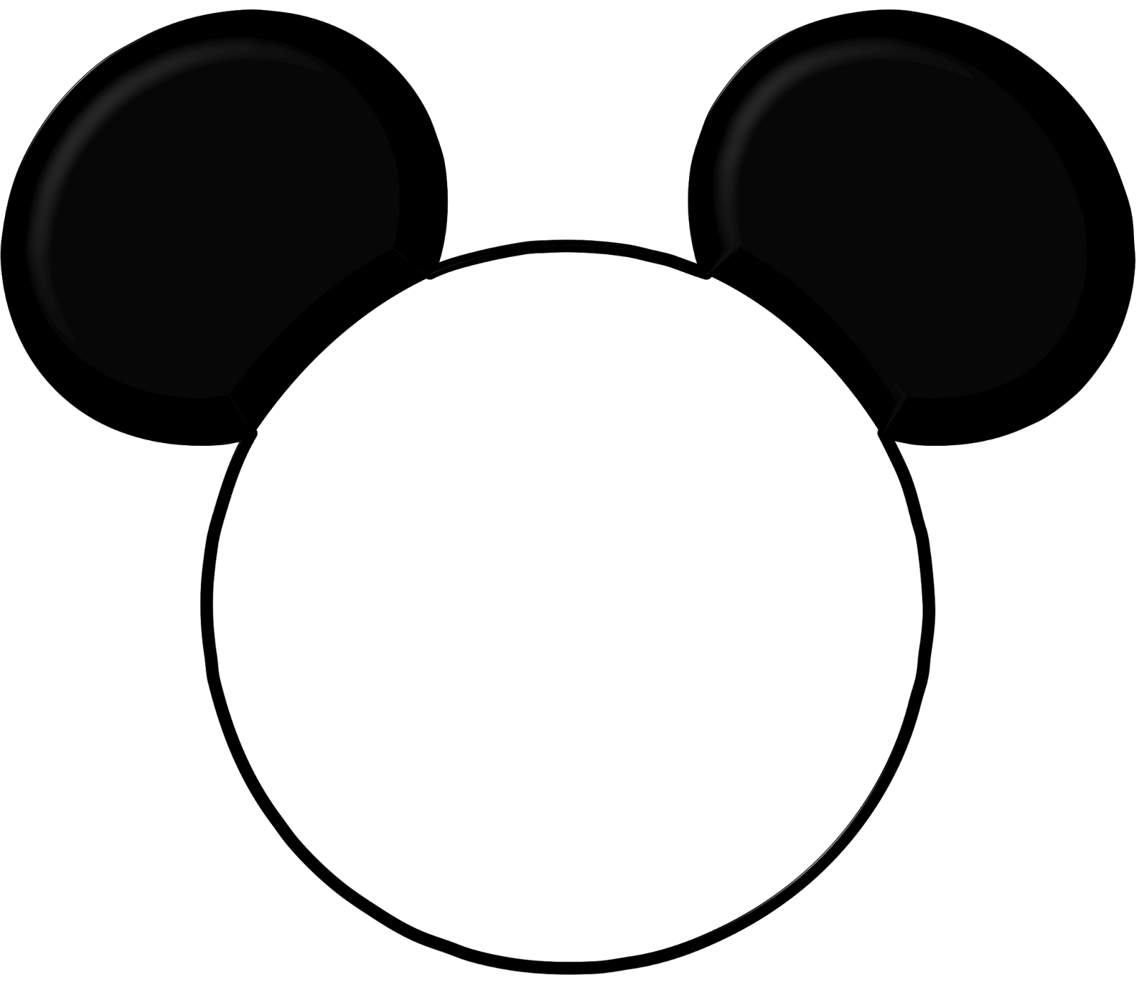 Mickey mouse head transparent clipart