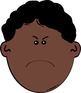 Angry clipart face