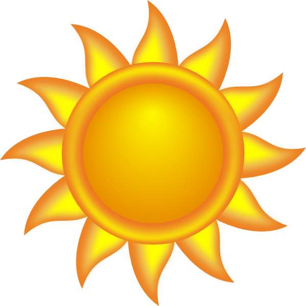 Sun Clip Art Free - Tumundografico