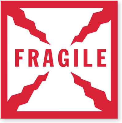 Fragile Sticker - ClipArt Best