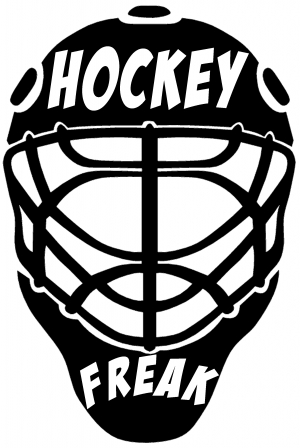 Hockey Freak Goalie Mask Car or Truck Window Decal Sticker - Rad ...
