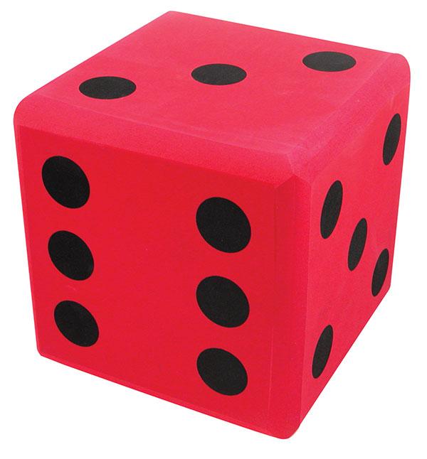 Dice: 6 Face 200mm Dot Foam - Maths, Dice - Product Detail - Genie ...