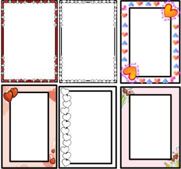 Valentines, Teaching resources and Page borders