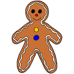 Christmas gingerbread man clip art clip art gingerbread image 2 ...