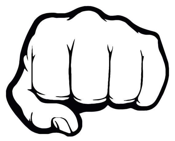 Fist Bump Vinyl Decal T34 by thevinylpoint on Etsy