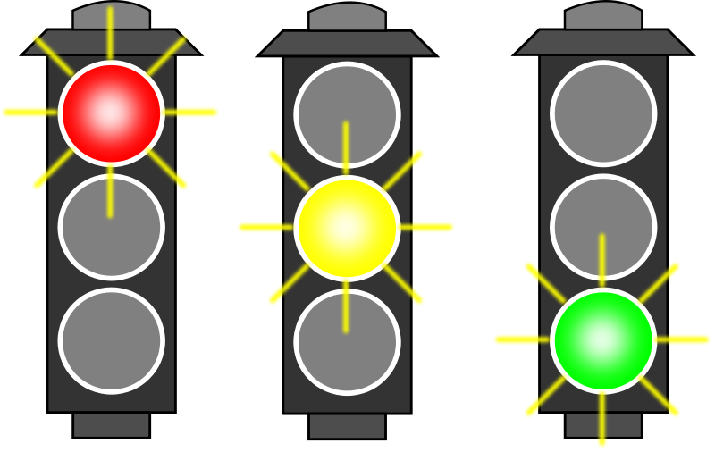 Traffic light clip art