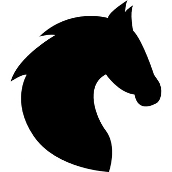 Horse head outline Icons | Free Download