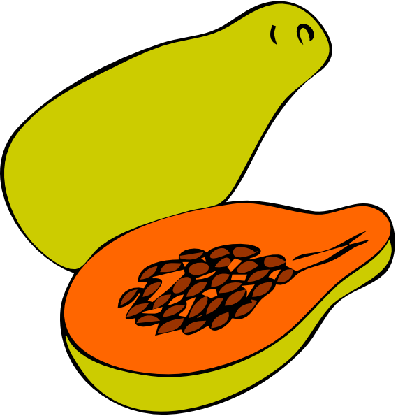 Papaya Clipart