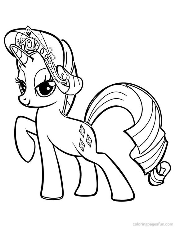 Coloring pages, Ponies and Search