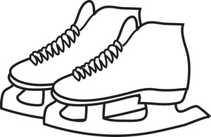 Ice skate clip art