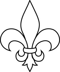 Fleur De Lis Stencil To Print - ClipArt Best