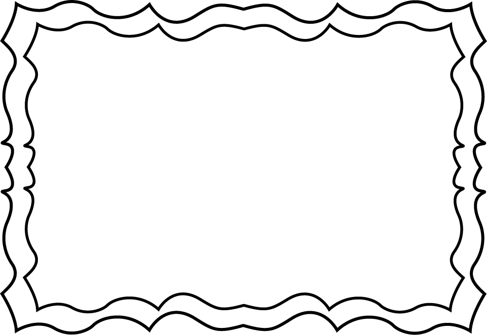 Black white border clip art