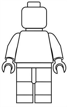 Lego man clipart geek