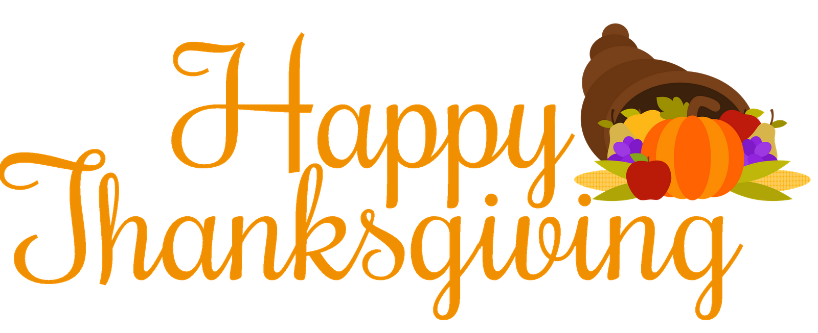 Happy Thanksgiving Turkey Clip Art