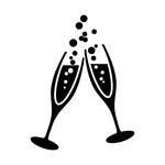 Champagne Silhouette - ClipArt Best