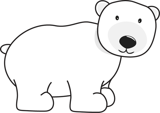 Polar bear day clipart