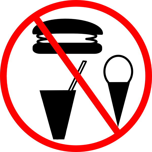 No Food Sign Clipart