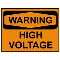 HIGH VOLTAGE WARNING SIGN Logo Vector (.EPS) Free Download