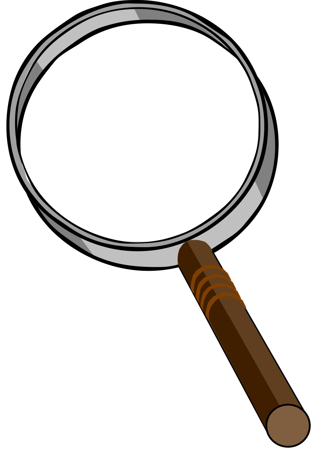 Magnifying glass online kids clip art image #11991