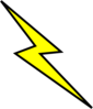 Lightning Icon clip art - vector clip art online, royalty free ...