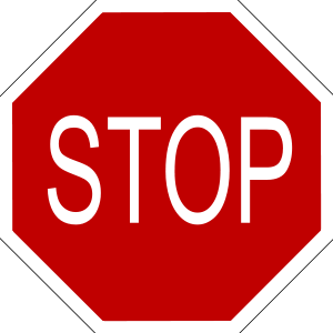Stop sign small clipart 300pixel size, free design - ClipartsFree