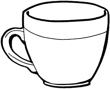 Teacup coloring page | Super Coloring