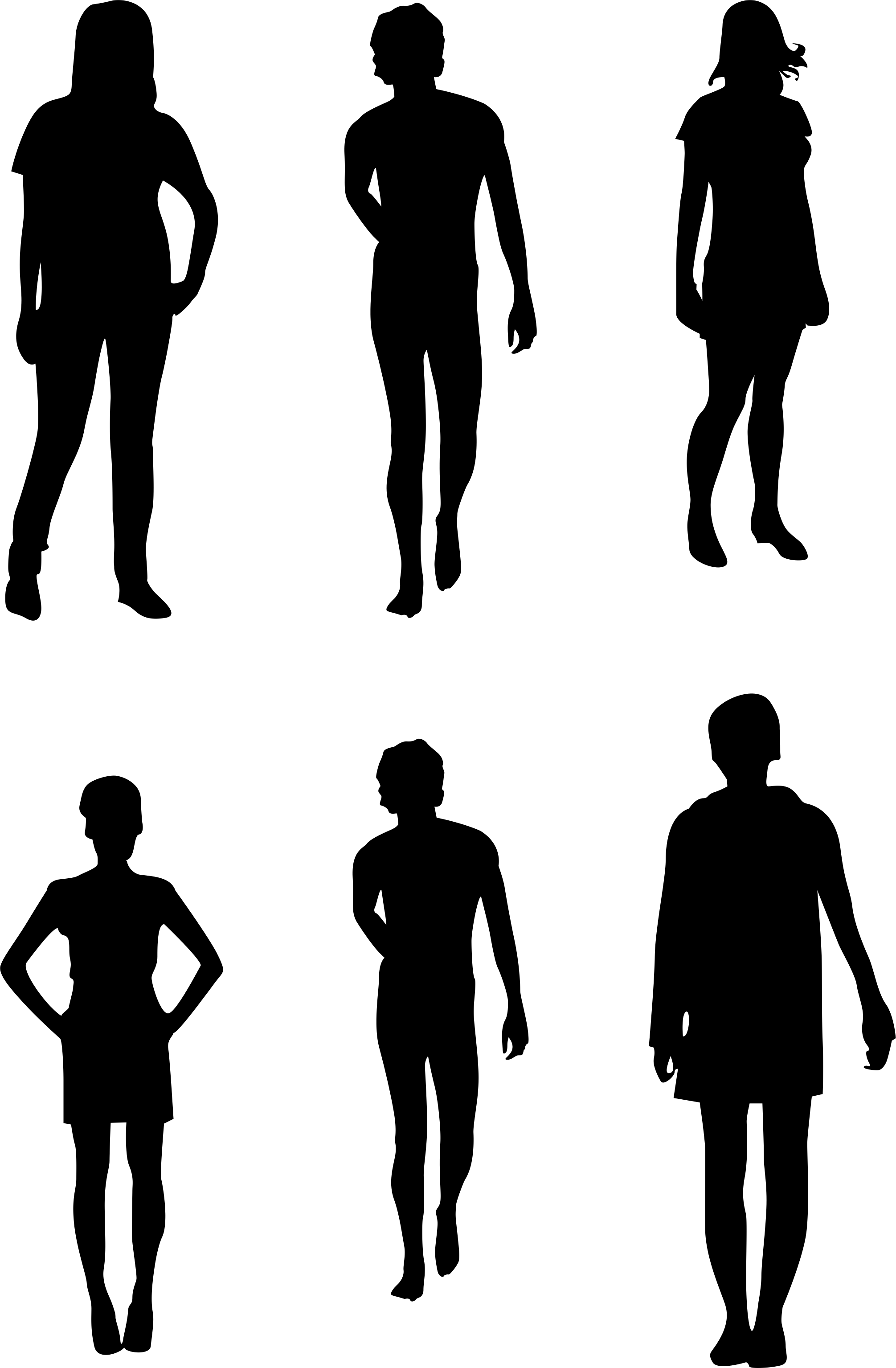 silhouettes | scrappystickyinkymess