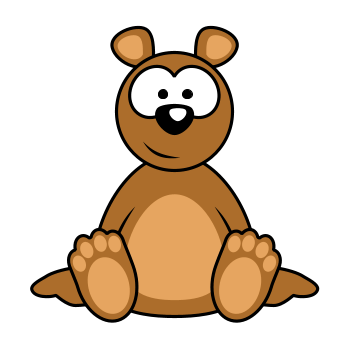 Cartoon Bear - All About Animals