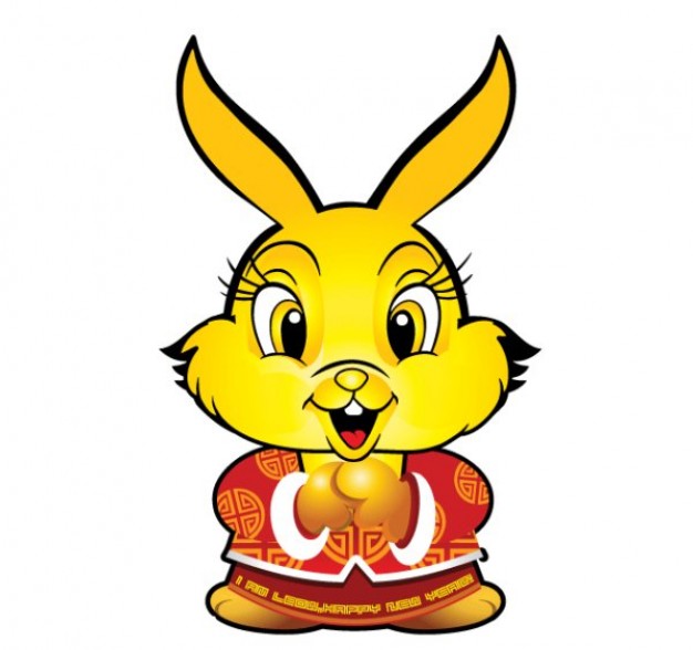 new year of the rabbit vector original | Download free Vector