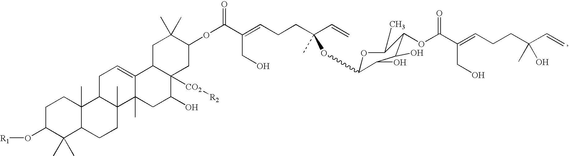 Patent US7985435 - Triterpene compositions and methods for use ...