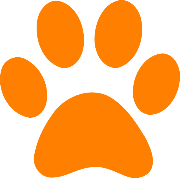 Blues Clues Orange Paw Clip Art - vector clip art ...