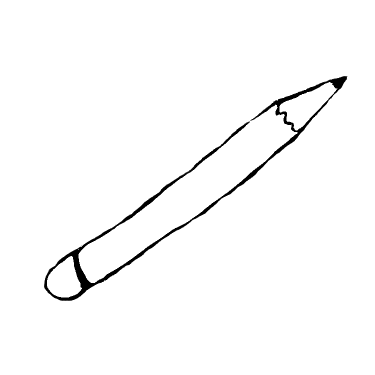 Pencil LINE DRAWING Clipart - ClipArt Best