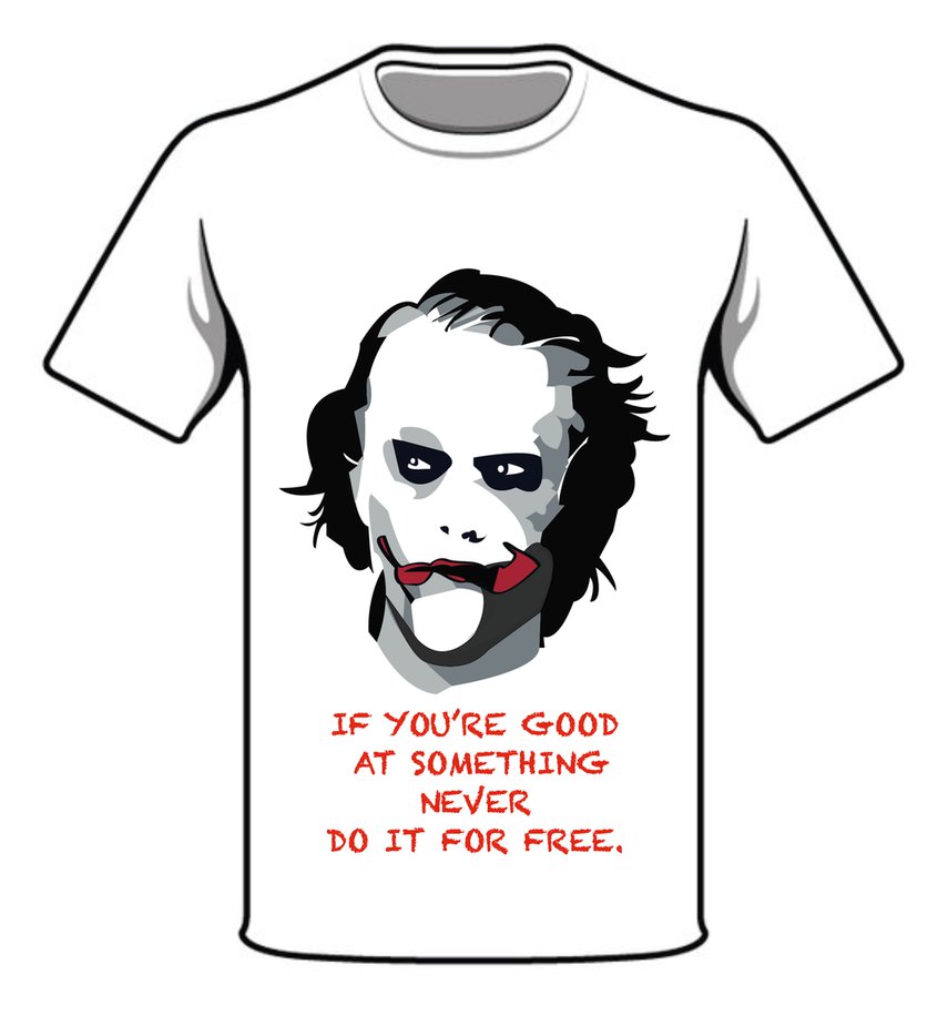 Joker Design On T shirt Template by CreativeDyslexic on DeviantArt