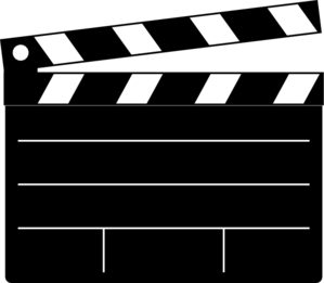 Clapperboard Clip Art - vector clip art online ...