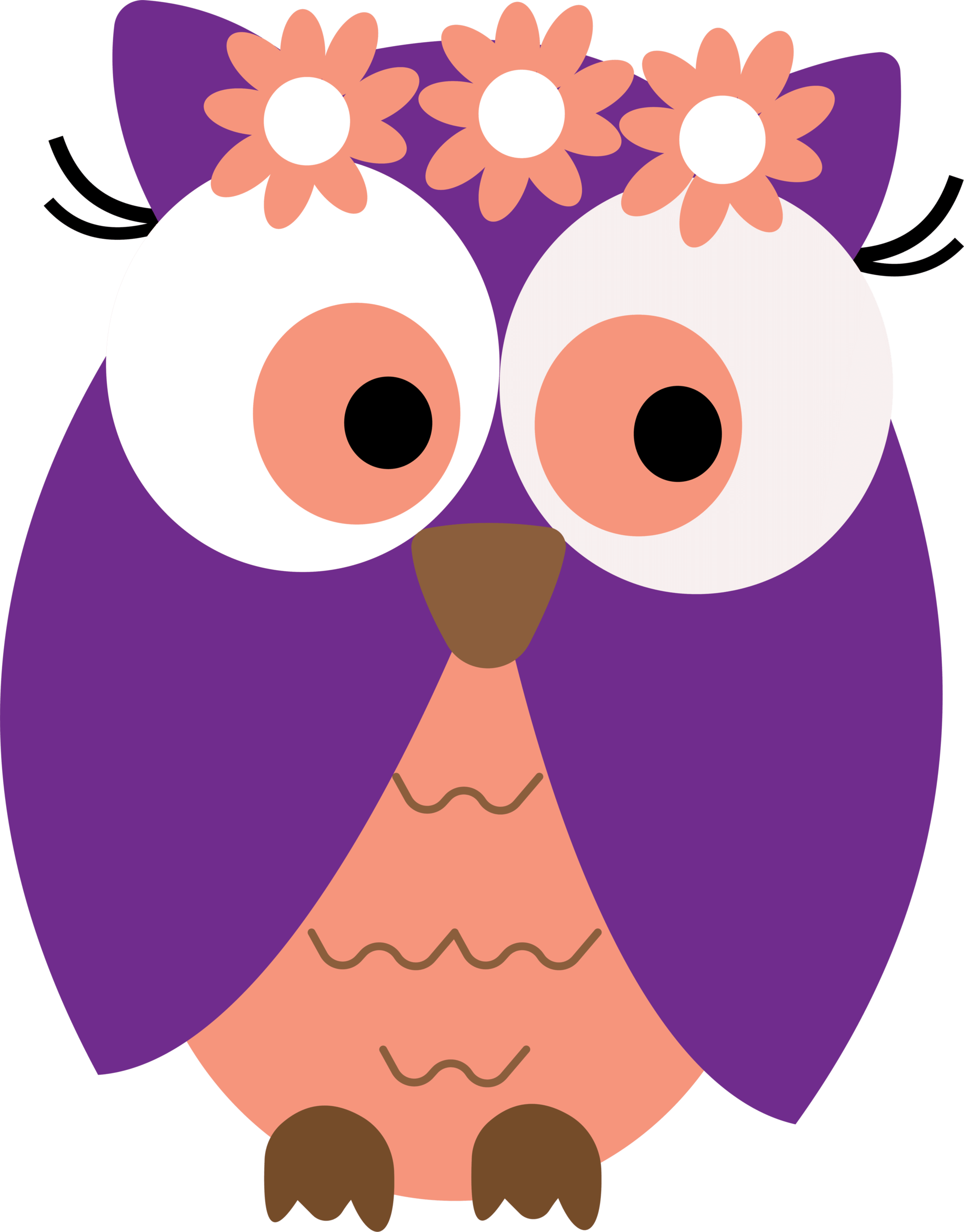 Image of Colorful Owl Clipart #7453, Best Owl Clipart - Clipartoons