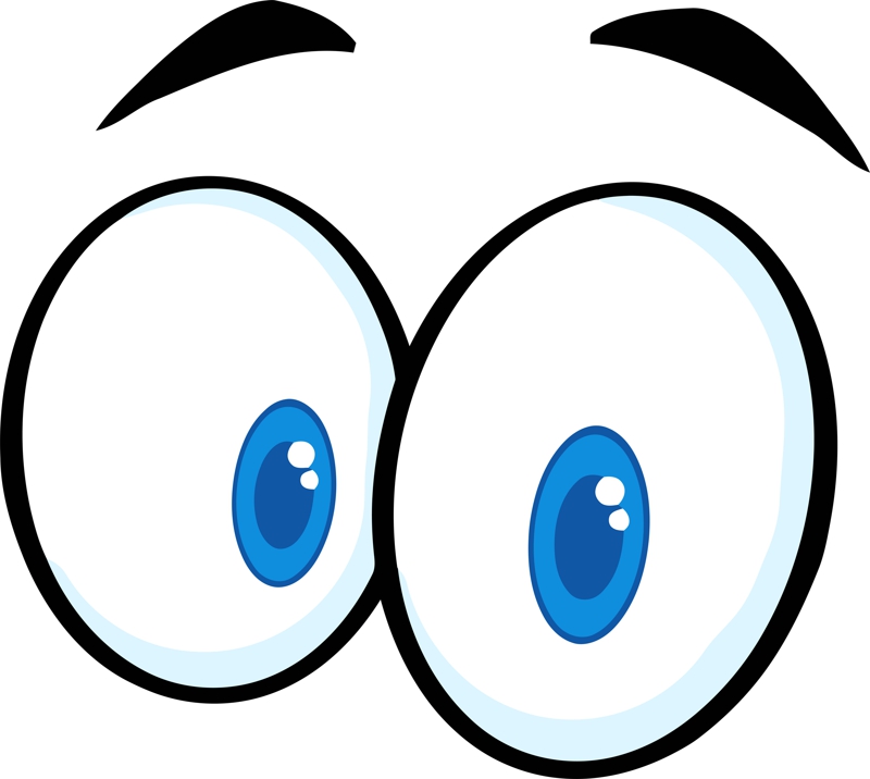 Clipart looking eyes