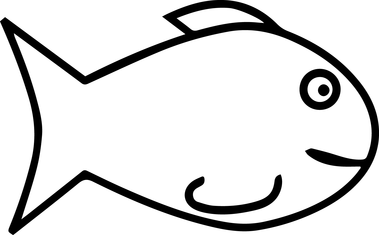 Pics Of A Fish Coloring Page 408 ClipArt Best ClipArt Best