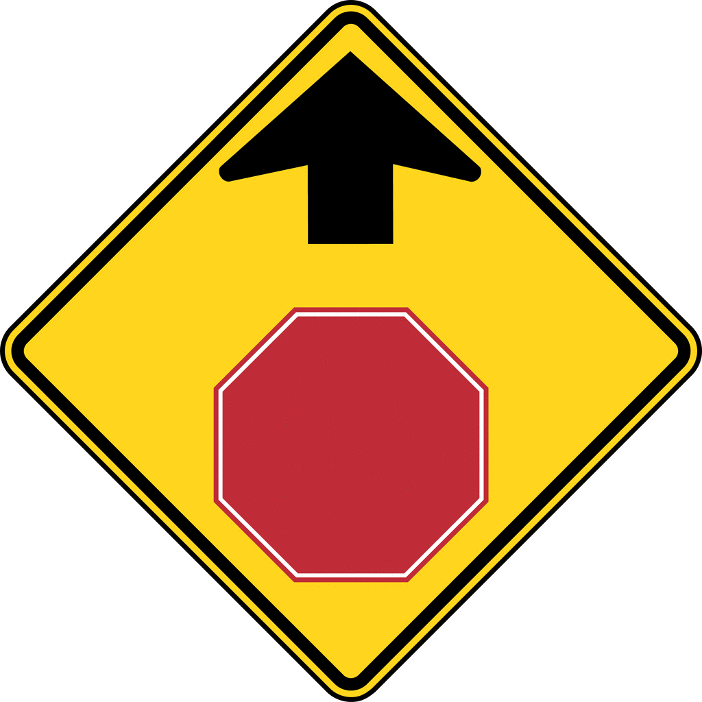 Y Traffic Sign - ClipArt Best