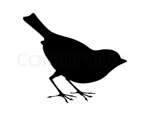 Sparrow Silhouette Clipart