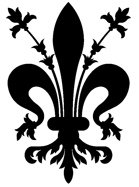 Black clipart french court fleur de lis