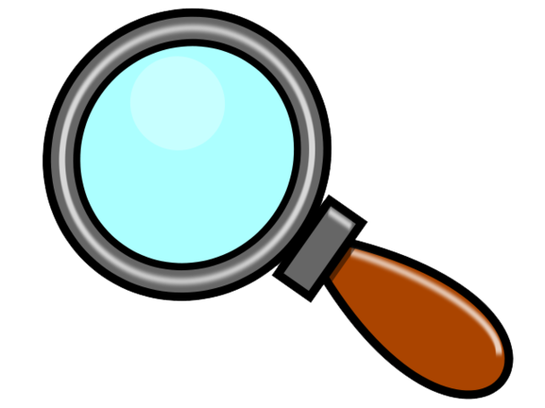 Free clipart of magnifying glass