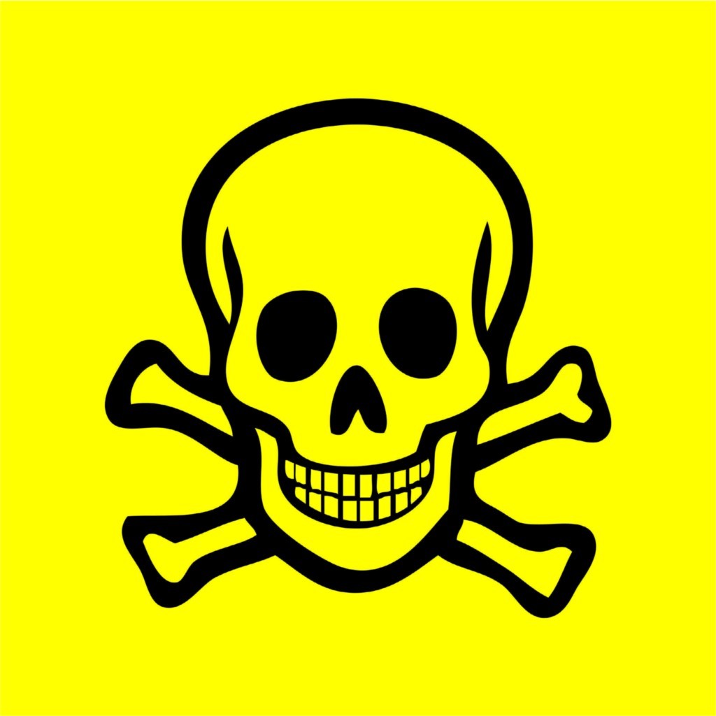Poison Sign Yellow Wall Vinyl Decal – Design With Vinyl
