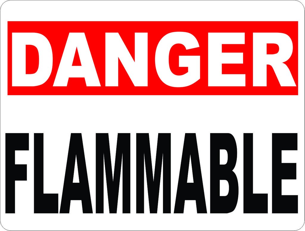 Danger Flammable Sign – Signs by SalaGraphics